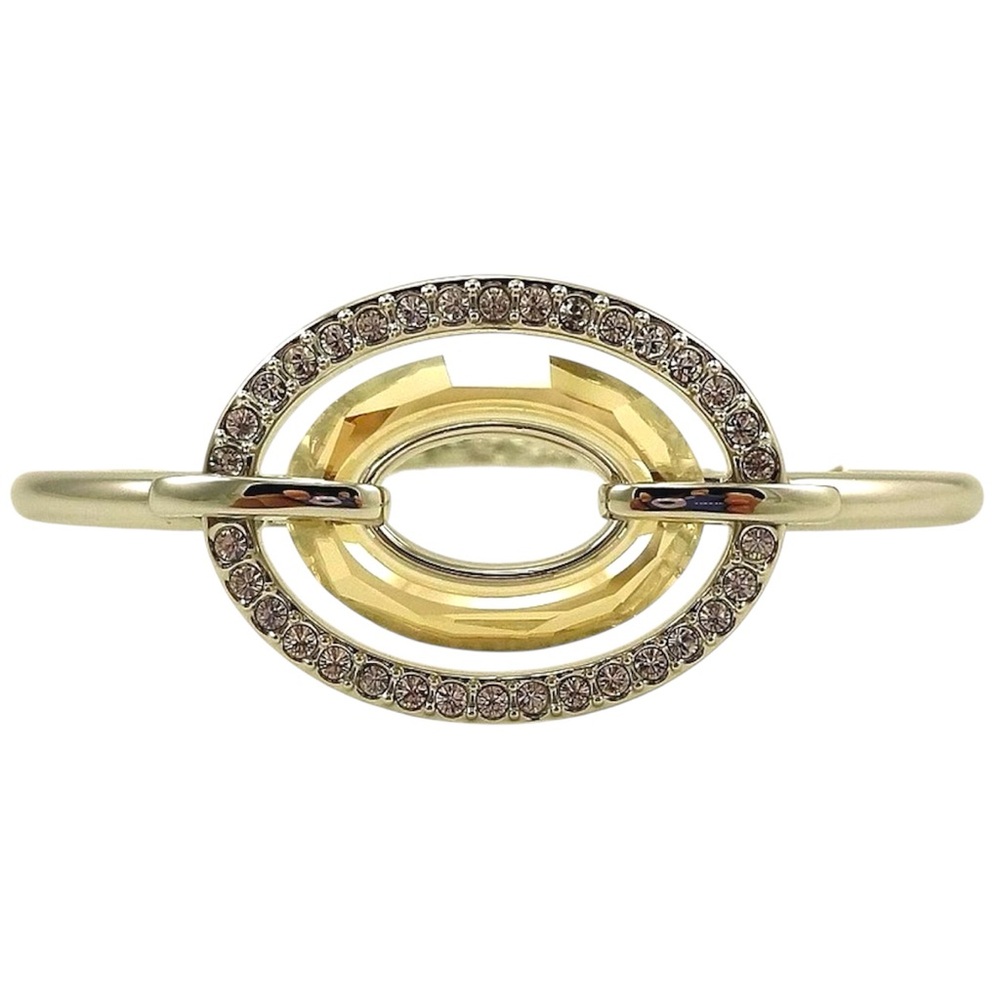 SWAROVSKI Logan Golden Shadow Bangle – Style 1039817 – EUC